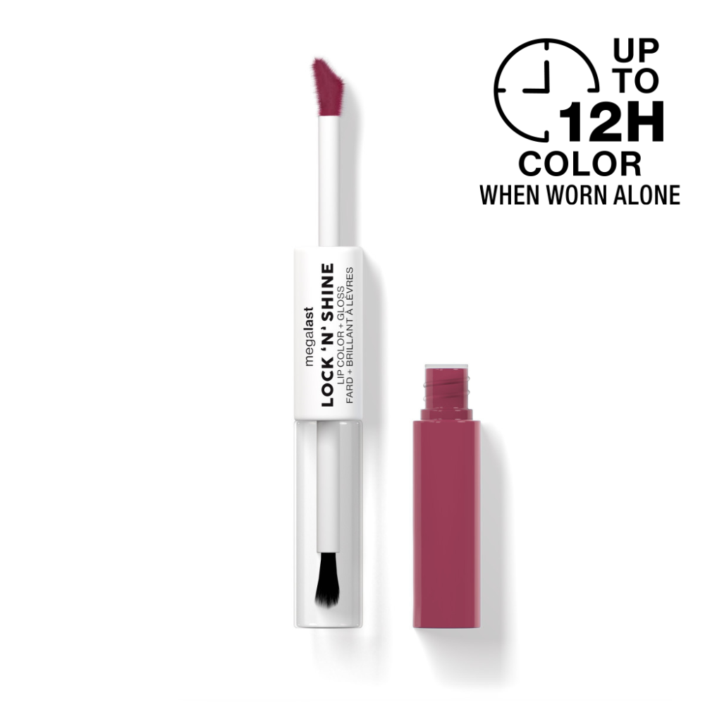 Megalast Lock 'N' Shine Lip Color + Gloss | Pinky Promise