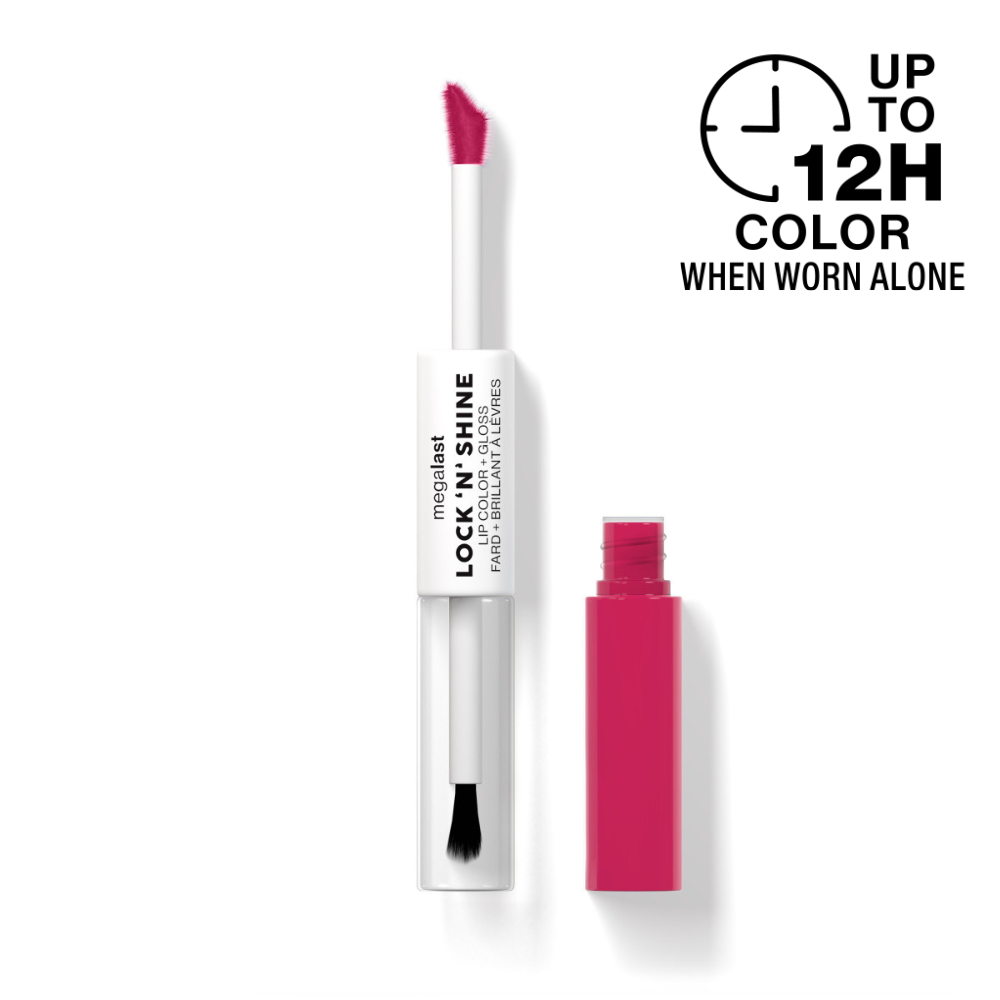 Megalast Lock 'N' Shine Lip Color + Gloss | Irresistable