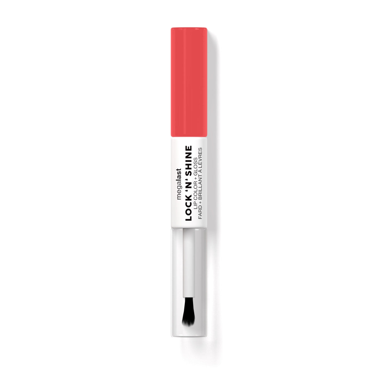 Megalast Lock 'N' Shine Lip Color + Gloss | Shining Hybiscus - Image 2