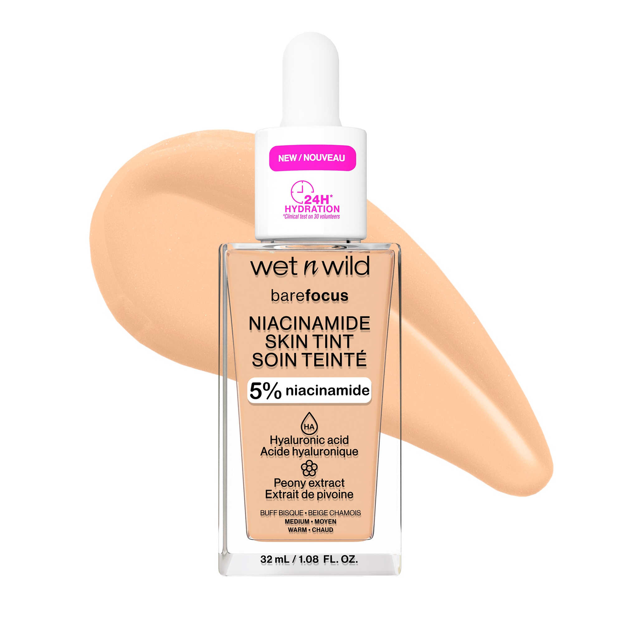 Bare Focus Niacinamide Skin Tint | Buff Bisque