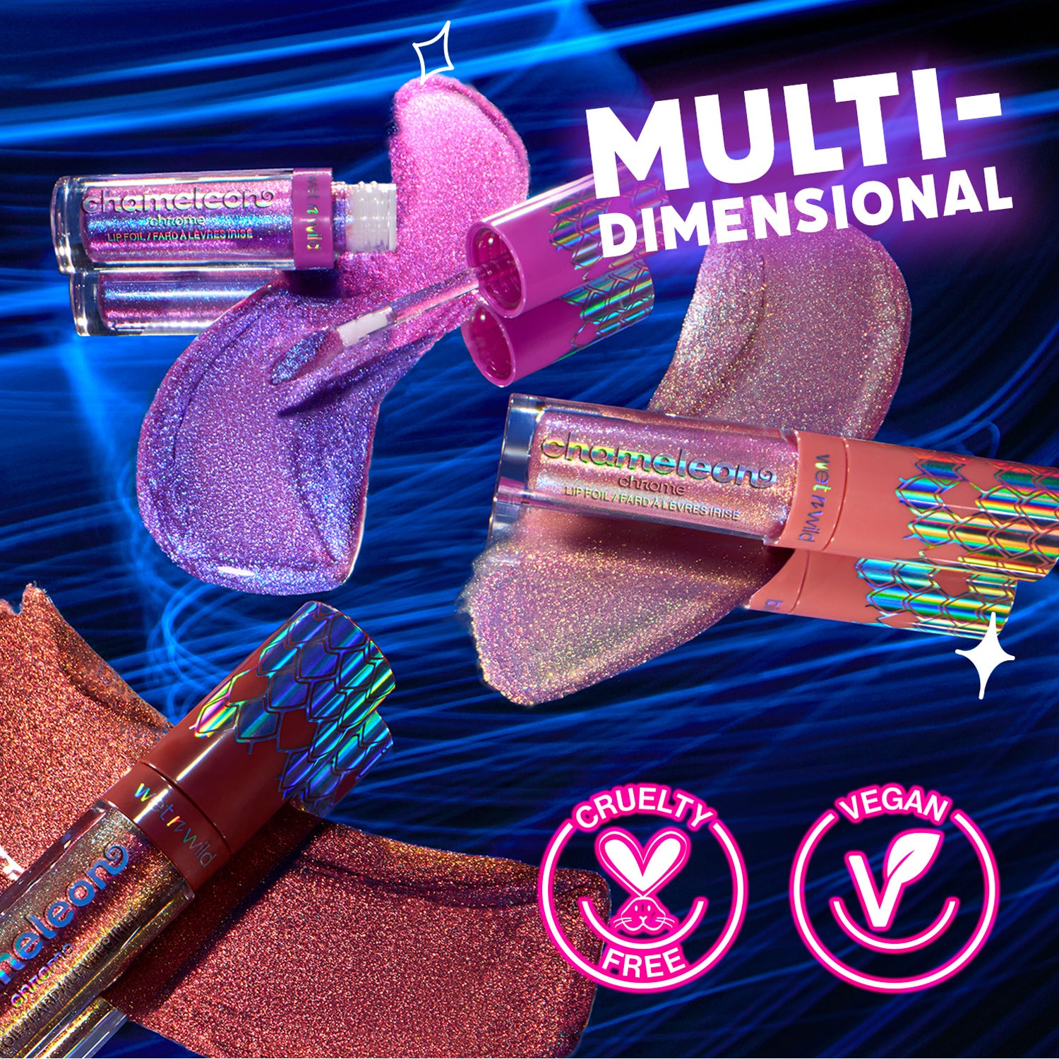 Chameleon Chrome Lip Foil | Purple Matter - Image 6