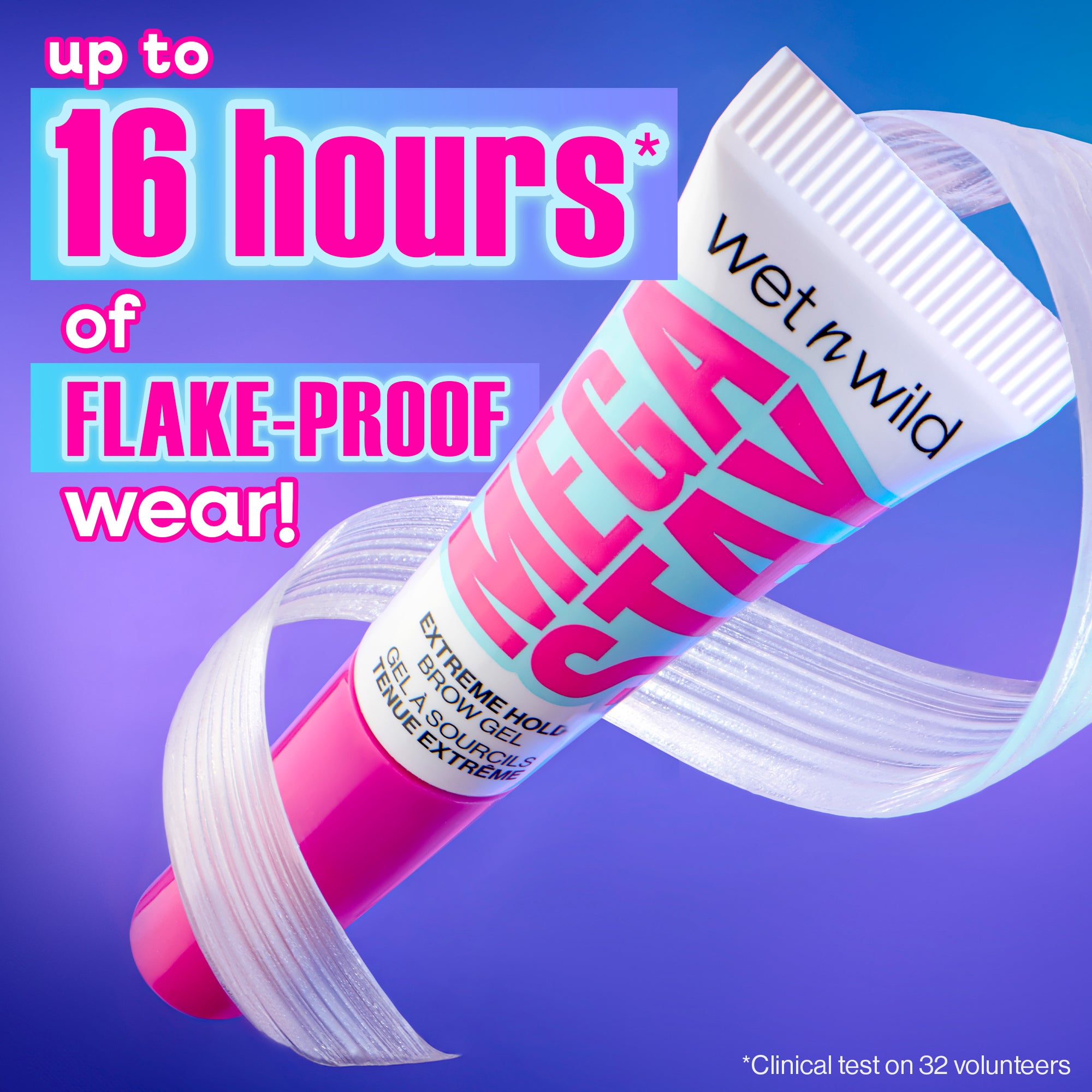 Mega Stay Extreme Hold Brow Gel | Clear - Image 4