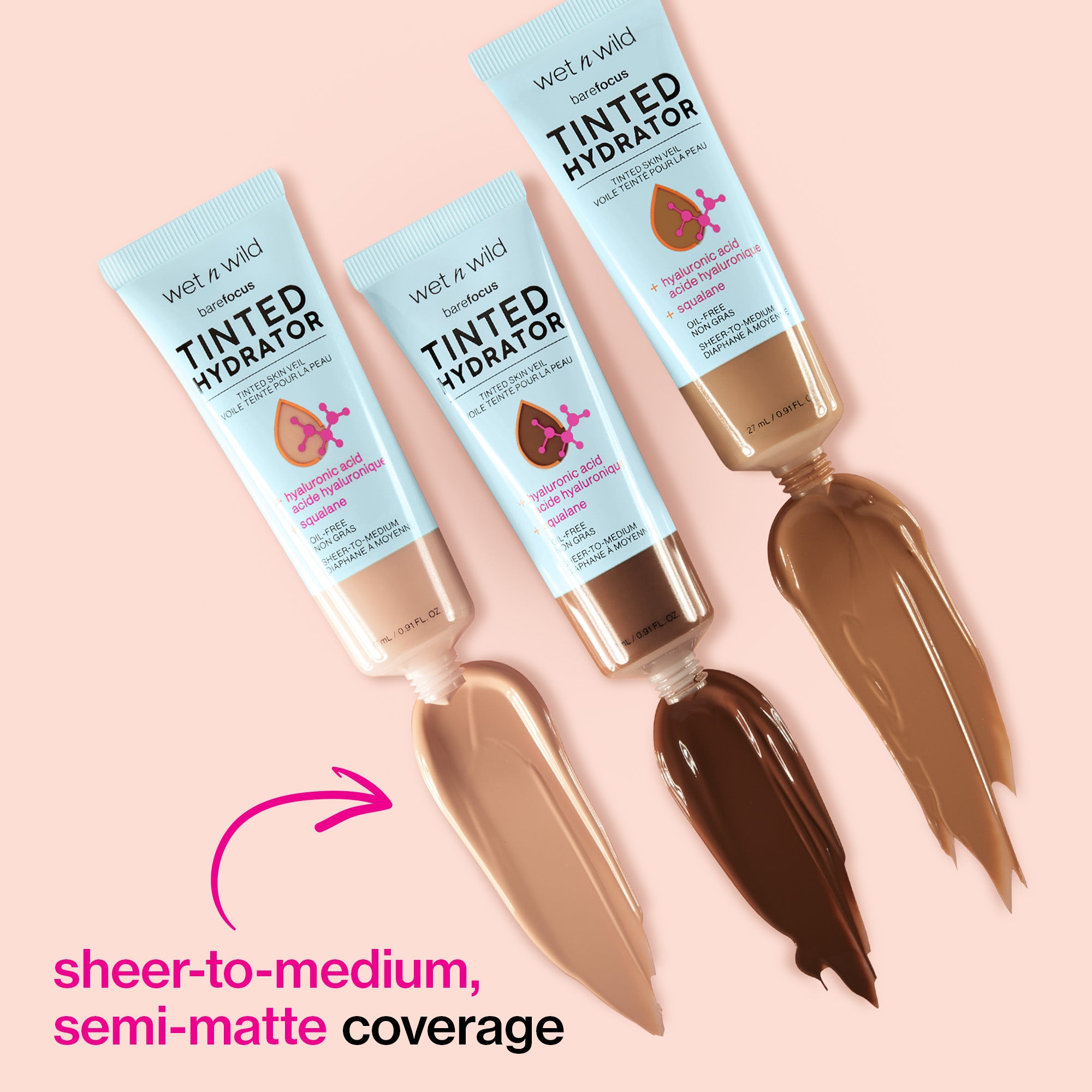 Bare Focus Tinted Hydrator Tinted Skin Veil | Tan Medium Deep - Image 8